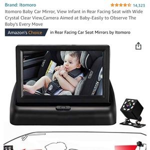 Baby Car Mirror, Crystal Clear View Camera